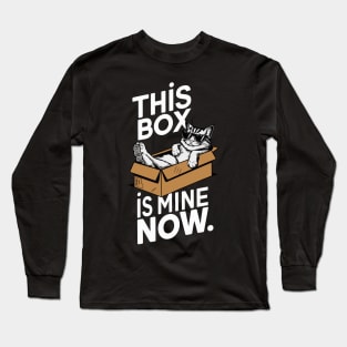 Cat in box Long Sleeve T-Shirt